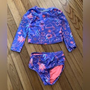 Cat and Jack 2 piece swimsuit size 2T